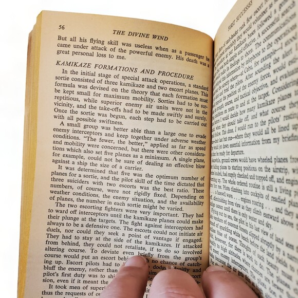 VTG 1970 Mass Market Paperback The Divine Wind: Japan's Kamikaze Force in WWII - Picture 10 of 16